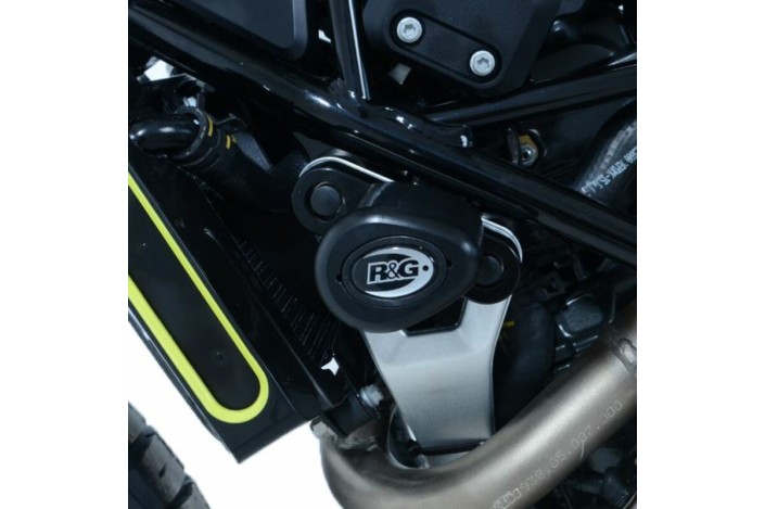 Tampons de protection R&G RACING Aero noir Husqvarna Vitpilen 401