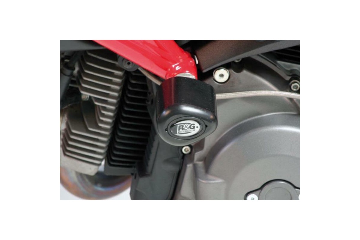 Tampons de protection R&G RACING Aero noir Ducati Monster 696/796/1100