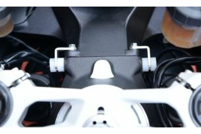Protections de butée de direction R&G RACING noir Ducati 899/1199/1299 PANIGALE