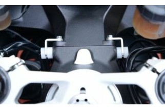 Protections de butée de direction R&G RACING noir Ducati 899/1199/1299 PANIGALE