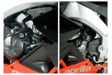 Tampons de protection R&G RACING Aero noir Aprilia RS4 125