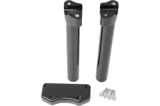 RISER BUFF W/CLAMP 10 BK