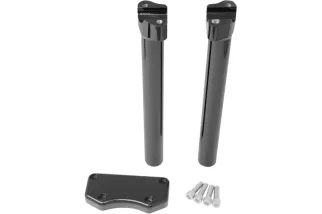 RISER BUFF W/CLAMP 12 BK