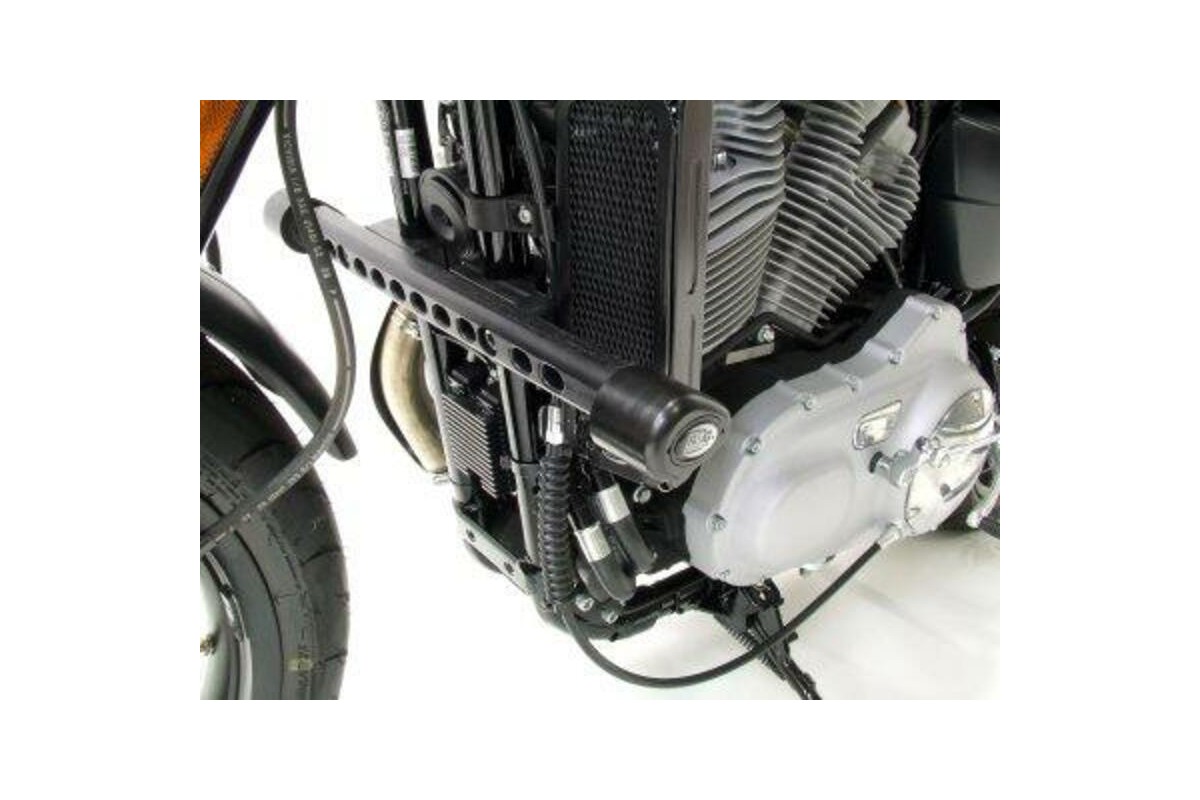 Tampons de protection R&G RACING Aero noir Harley Davidson XR1200/Sportster/X Sportster Tampons de protection R&G RACING Aero noir Harley Davidson XR1200/Sportster/X Sportster