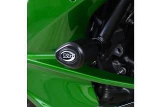 Tampons de protection R&G RACING Aero noir Kawasaki H2 SX