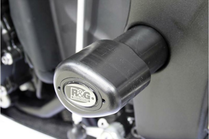 Tampons de protection supérieurs R&G RACING Aero noir Yamaha YZF-R1