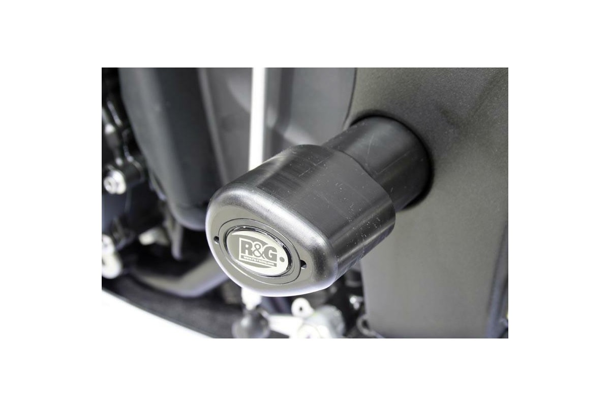 Tampons de protection supérieurs R&G RACING Aero noir Yamaha YZF-R1