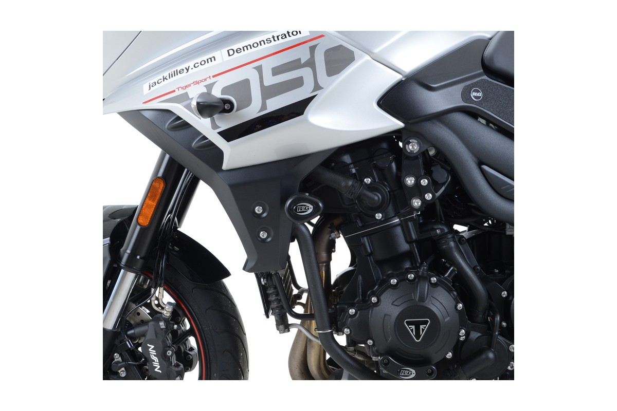 Tampons de protection R&G RACING Aero noir Triumph Tiger 1050 Sport