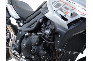 Tampons de protection R&G RACING Aero noir Triumph Tiger 1050 Sport