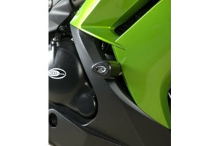 Tampons de protection R&G RACING Aero noir Kawasaki ER6-F