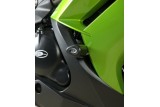 Tampons de protection R&G RACING Aero noir Kawasaki ER6-F