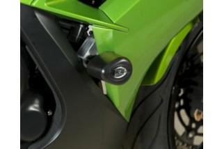 Tampons de protection R&G RACING Aero noir Kawasaki ER6-F