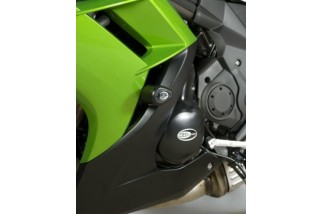 Tampons de protection R&G RACING Aero noir Kawasaki ER6-F
