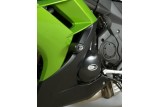 Tampons de protection R&G RACING Aero noir Kawasaki ER6-F