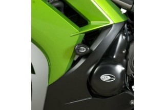 Tampons de protection R&G RACING Aero noir Kawasaki ER6-F