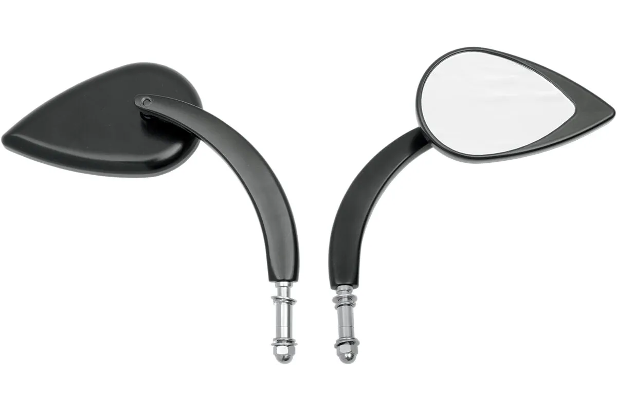 MIRROR T-DROP BLK L. STM