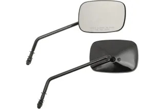 MIRRORS RECT BLK LONG