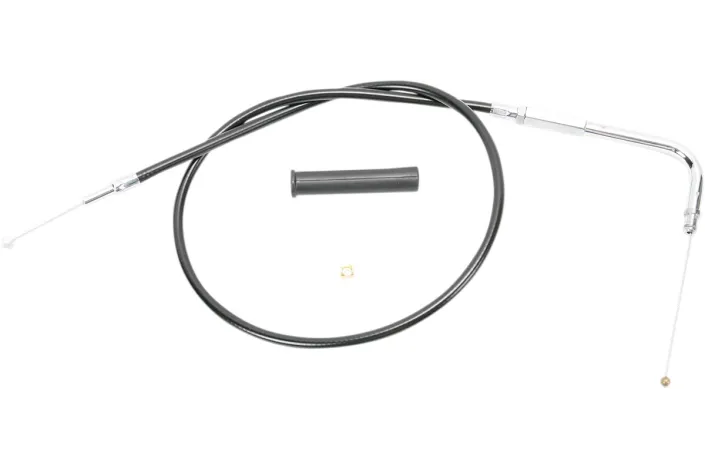CABLE THROTTLE VINYL BLACK 28.