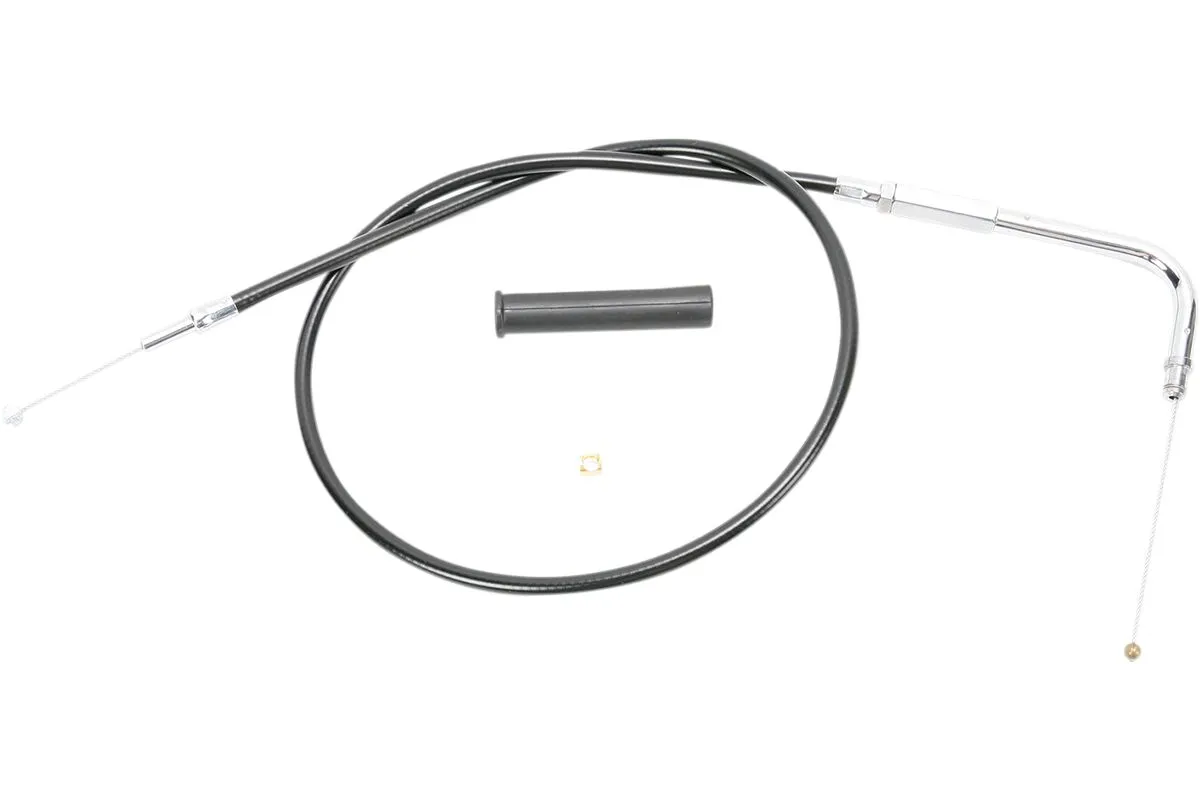 CABLE THROTTLE VINYL BLACK 28.
