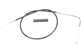 CABLE THROTTLE VINYL BLACK 28.