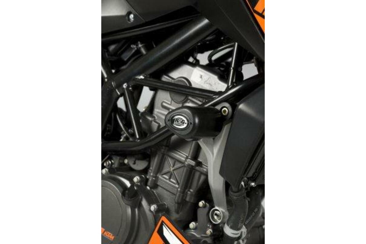 Tampons de protection R&G RACING Aero noir MV Agusta