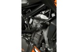 Tampons de protection R&G RACING Aero noir MV Agusta