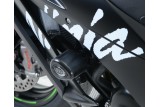 Kit tampons de protection R&G RACING Aero noir Kawasaki ZX-R10