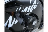 Kit tampons de protection R&G RACING Aero noir Kawasaki ZX-R10
