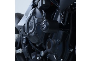 Tampons de protection R&G RACING Aero noir MV Agusta