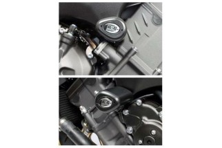 Tampons de protection R&G RACING Aero noir Yamaha