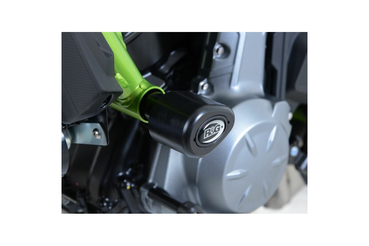 Tampons de protection R&G RACING Aero noir Kawasaki Z650