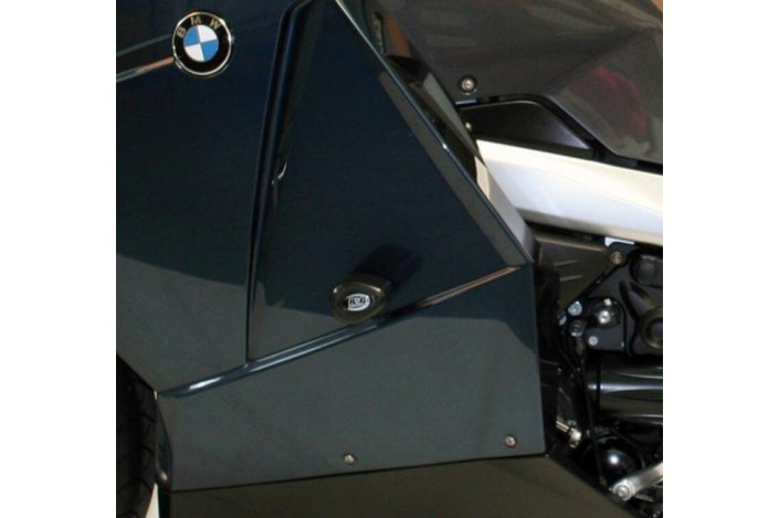 Tampons de protection R&G RACING Aero noir BMW K1200LT/GT / K1300 GT