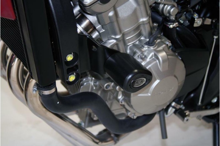 Tampons de protection R&G RACING Aero noir Honda CB600N/F Hornet