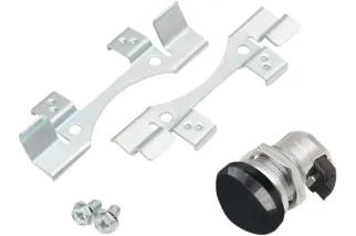 LATCH GAS DOOR BLK 92-19