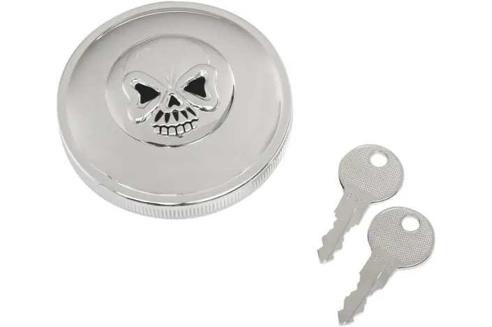 CAP N-VNT W/LOCK SKL CHR