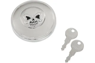 CAP N-VNT W/LOCK SKL CHR