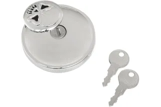 CAP N-VNT W/LOCK SKL CHR