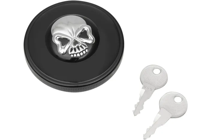 CAP N-VNT W/LOCK SKL BLK