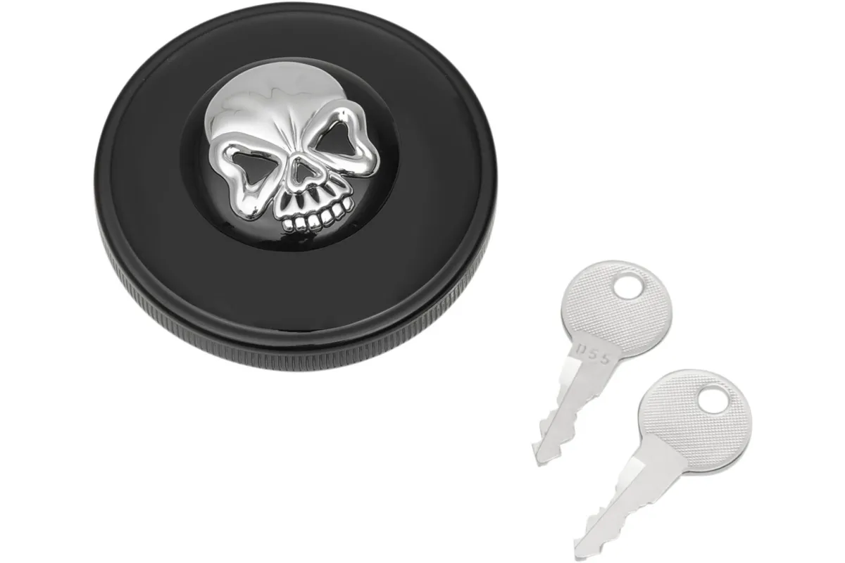 CAP N-VNT W/LOCK SKL BLK