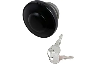 CAP GAS LOCK BLK VENT