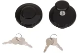 CAP GAS LOCK BLK N/VENT