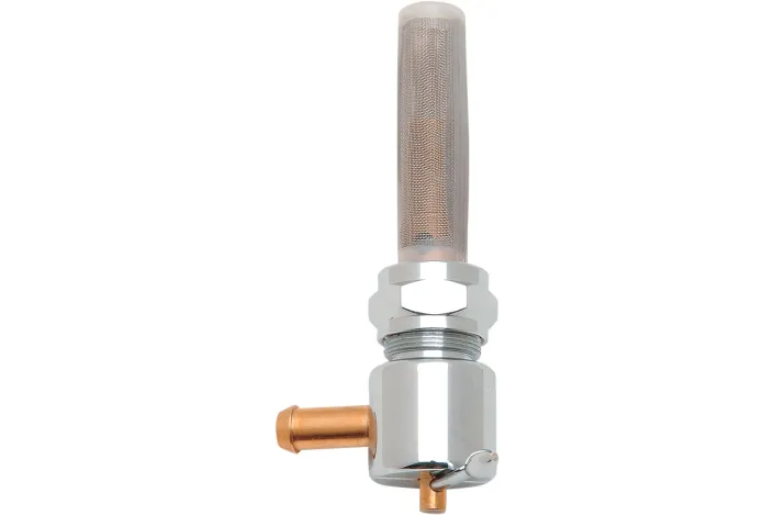 PETCOCK RND CHR 5/16 REAR OUT