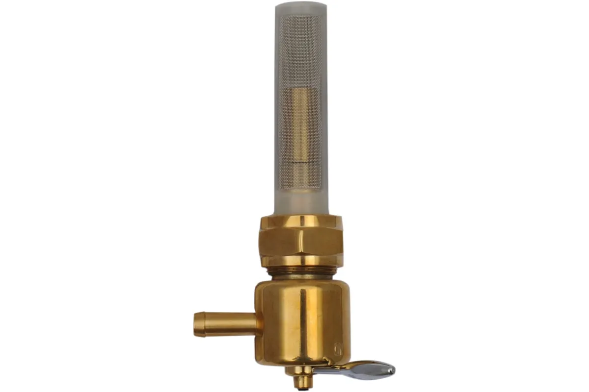 PETCOCK RND BRNZ REAR OUT