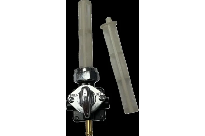 PETCOCK VAC DOWN OUTLET BLK