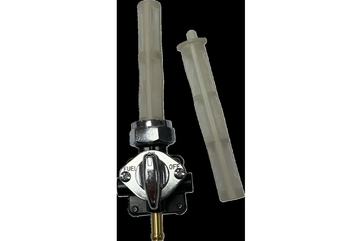 PETCOCK VAC DOWN OUTLET BLK