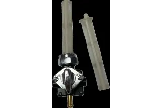 PETCOCK VAC DOWN OUTLET BLK