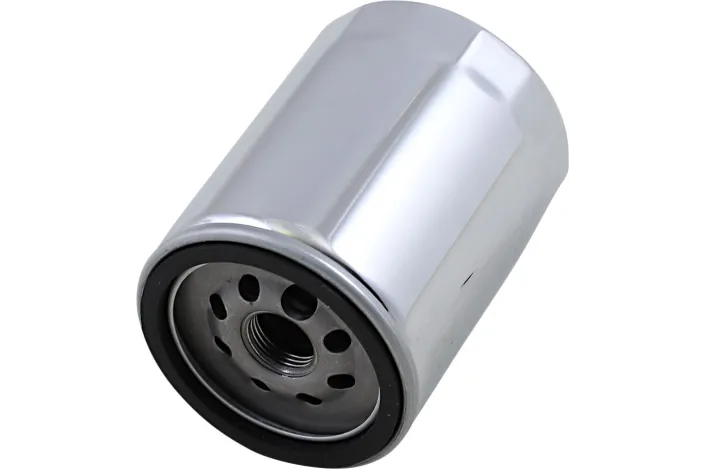 Filtre à huile chromé M8