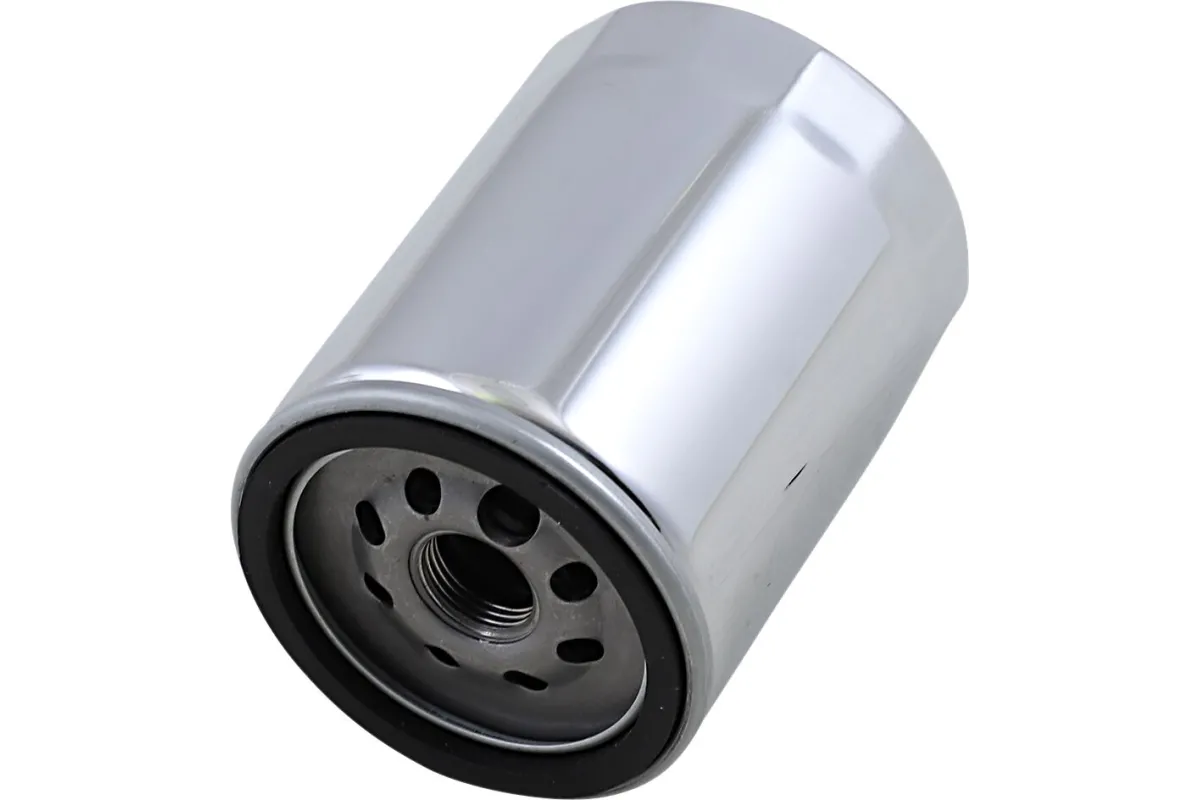 Filtre à huile chromé M8