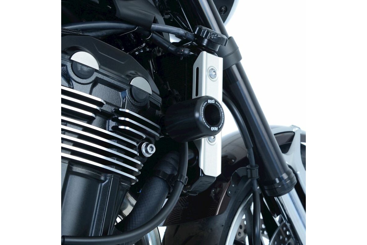Tampons de protection R&G RACING Classic Style noir Kawasaki Z900RS
