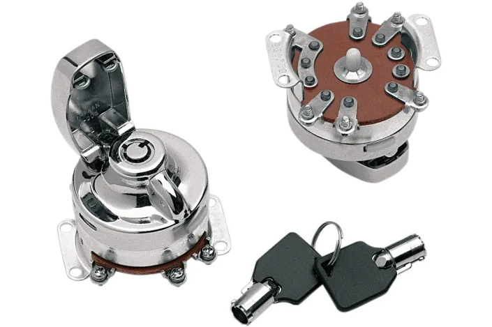 6 POLE IGN.SWTCH RND KEY